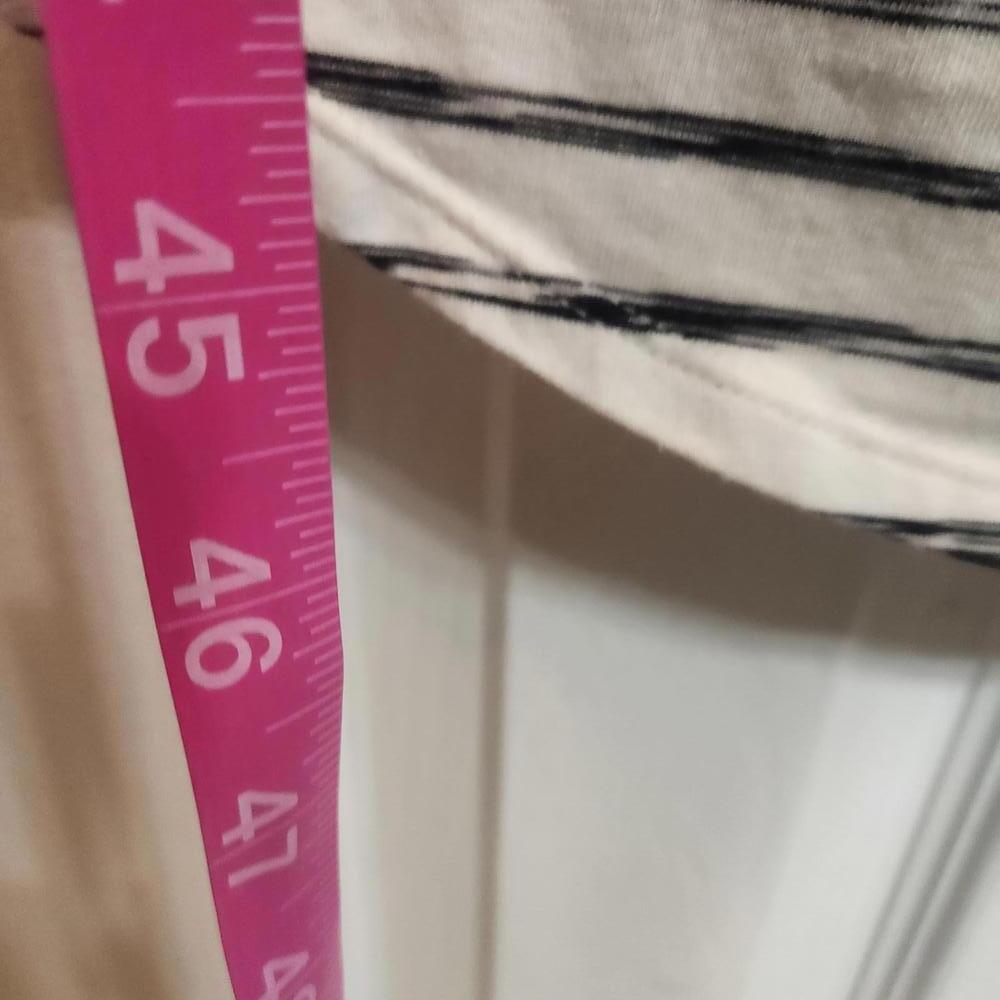 Athleta Comeback Striped Midi Dress Pima Cotton/Modal/Spandex size Large - Picture 3 of 9